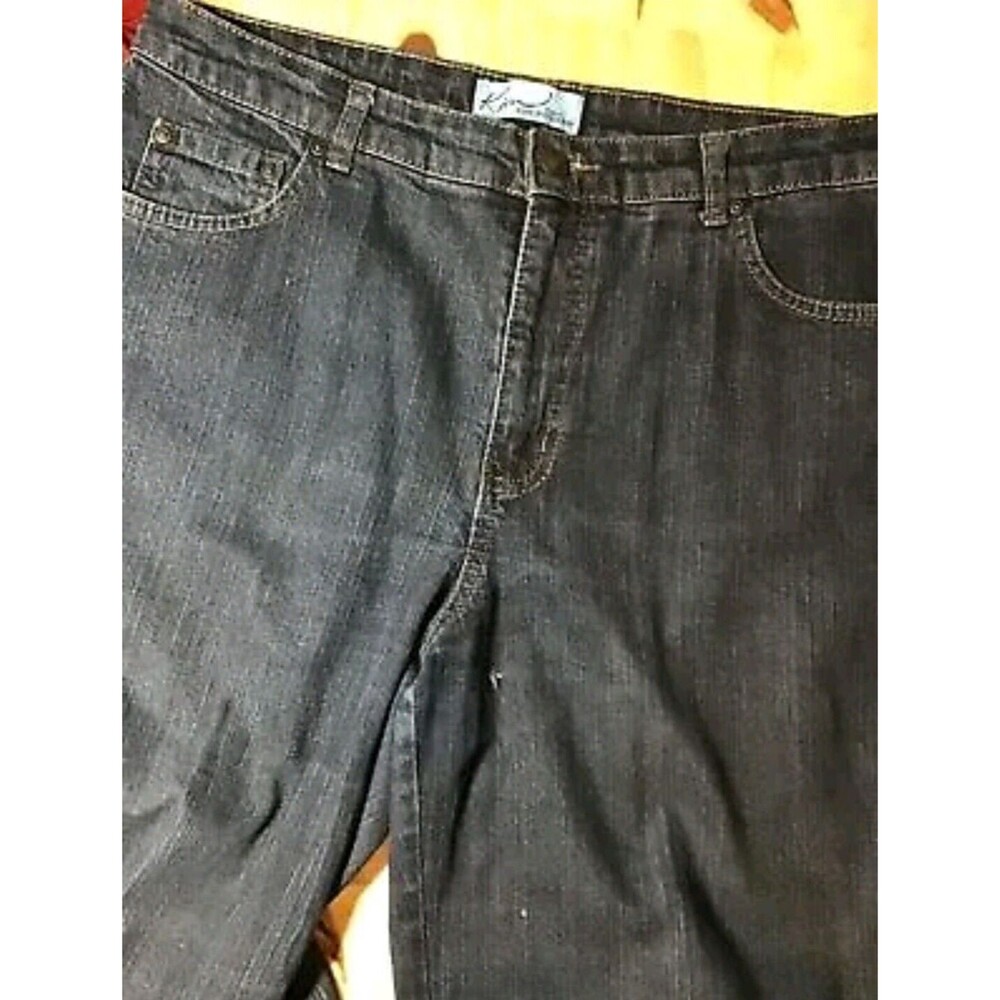 Kim Rodgers Womens  38 x 27 Average Tapered Dark Blue